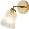 ENTHERONIC Applique da parete retrò europea moderna lampada da parete da comodino angolo regolabile E27 applique da parete dorata per camera da letto corridoio fattoria soggiorno sala da pranzo cucina