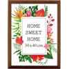 MG Design Cornice 30x40 cm - colore Marrone, in legno, con vetro acrilico - da appendere in verticale o in orizzontale, senza sfondo, per foto, poster, puzzle