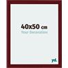 yd. Your Decoration - Cornice 40x50 cm - Vino Rosso Spazzato - Decorativa Parete in Legno con Vetro in acryl - Antiriflesso - 40x50 Cornice - Mura