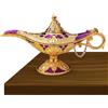 Generic Lampada vintage di Aladino, lampada dei desideri di Aladdin | Ornamenti da tavolo per lampada vintage Aladin, decorazioni