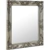 vidaXL Specchio da Parete Stile Barocco 50x60 cm Argento