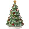 Villeroy & Boch - Nostalgic Melody, Albero di Natale rotante, 11 x 11 x 16cm, Porcellana, multicolore