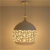 MAKA change your life quality MAKA Lampadario Moderno a Sospensione con Supporto Lampadina E27 in Cristallo Ferro Opaco Lampada da Soffitto Diamanti per Sala da Pranzo Cucina Tavolo Camera da Letto Bar 100 cm x 30 cm Arabesque