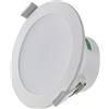 Vivida International VIVIDA - Faretto LED, ad Incasso, Tondo, da Soffito, con Possibilità di Scelta della Temperatura Colore, 10W, 3000/4000/5700K, 750/850/800Lm, IP44, Colore Bianco