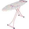 Paluplus Asse da Stiro Pieghevole, Misura 137X37 cm, Altezza Regolabile in diverse Posizioni, Tavola da Stiro Salvaspazio con copriasse e Poggia Ferro da Stiro -648F (Lilla e Rosa)