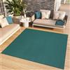 TAPISO Mono Square Short Pile Mono rug Indoor Dark Blue Modern Design Unicolour Design rug Soggiorno Camera da Letto Adulti Sala da Pranzo Cucina Hard-Wearing Outdoor Oeko-Tex 250 x 250 cm