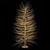 GIODICART Albero Faggio con 2700 Mini Led Luce Calda Altezza 210 cm Tronco e Rami Colore Oro