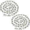 PATIKIL 1,82m Catena Sospensione per Lampadario Illuminazione, 2pz Catena Anello Metallo Connettori di Bloccaggio Vite Collegamento Rapido per Lampadario a Sospensione Vaso Piante, Bronzo