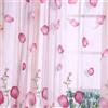 Fdit Tulipani colorati Stampa floreale Tulle Voile Tende Sheer Drappo Balcone Porta divisori Sciarpe Mantovane Pastorale Finestra Decorativa 100 * 200 cm(Rosa)