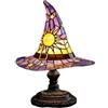Ksikdeg Magicamente Mago Cappello Forma Nightlight USB Alimentato Misterioso Incandescente Strega Lampada Da Tavolo Soggiorno Camera Da Letto Ornamento Mago Lampada Decorativa