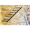 DanDiBo Scaffale per Vini Porta-Bottiglie Diagon 100 cm in Metallo Scaffale Porta-Bottiglie Bar (Sinistra)