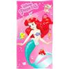 ILS I LOVE SHOPPING Telo Mare Asciugamano da spiaggia e piscina in microfibra CM. 140X70 asciugatura rapida, ultra morbido (ARIEL Sirenetta Principesse)