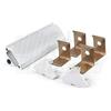 oniroview Profilo angolare 2mt per led compatibile per strip led philips hue in alluminio colore silver PR3 con cover PMMA smerigliata made in italy