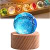 Generic Lumina Noctis Balls, sfere di vetro Lumina Noctis, 7 sfere di cristallo Core Memories, sfere di vetro incrinato di ghiaccio da 40 mm, luce notturna a LED a 7 colori per decorazione domestica e