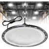 Dibaful Lampada da soffitto LED da 500W per officina 6500K bianco freddo Faretto da soffitto | IP65 Impermeabile Lampada da officina UFO Illuminazione per capannoni Faretto per capannoni industriale