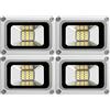 IINCOOY Faretti A LED da 10 W, Luce di Sicurezza 12-24 V CC, Impermeabile IP65, Faretto da Parete A LED for Esterni, 800 Lm, for Giardino, Cortile, Prato(4Pack)