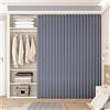 Single tree forest Tende Antipolvere Facili da installare con binari autoadesivi, Adatte per armadi, lavatrici e cucine-Gray- W70cmxH180cm