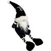 hermet Juventus F.C, Gnomo Natalizio, Gnomo Decorazione Natalizia, Bianco e Nero, Altezza 57 cm, Prodotto Ufficiale Juventus