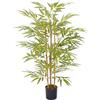 IlGruppone Pianta Finta Da Interno Artificiale Grandi Varie Altezze 100/150/180 Cm Artificiali Vari Modelli Modellabili Decorazioni Casa Ufficio - Bambù - Altezza 100cm