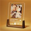 LUCKOR Targa Spotify Personalizzata, Lampada Personalizzata con Foto - Idee Regalo per Coppia, Regalo Anniversario per Lui Lei, Regali Valentino Originali per Amica Sorella, Regalo Coppia Natale