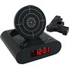 Generic Sveglia per Tiro con Pistola con Display LED, 2 Modalità di Allarme, Personalizzazione della Suoneria, per Casa, Ufficio, Soggiorno (Nero)