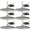 treoir 200W Faretto LED UFO,24000LM LED Industriale Faretto 6500K Bianco Freddo Lampada da Officina,IP65 Impermeabile Interni Industriale LED Lampada LED UFO per Magazzini Garage Fabbrica(6pcs)