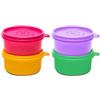 Tupperware, set di 4 ciotole tropicali anti-rovesciamento in plastica, multicolore, 210 ml
