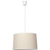 Sema 98832 lampadario a sospensione, cilindrico, in Tessuto, diametro 35 cm lino
