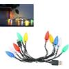 Generic Caricatore per telefono con luci di Natale, cavo dati USB per telefono, cavo USB tipo C, caricabatterie per luci natalizie, luci natalizie da scrivania, luci colorate in PVC, cavo per lampadina a LED