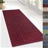 KARAT Tappeto a passatoia per Cucina, corridoio e Soggiorno, Tappeto su Misura, al Metro, per corridoio, Soggiorno, Tappeto (80 x 450 cm, Rapido, Viola)