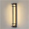 SANBDDLYY 50 cm Marmo Luci for portico esterno Montaggio a parete Barra LED Sconce Esterno Apparecchio impermeabile 15 W 3000 K Bianco caldo Lampada da parete lineare lunga for interni for Corridoio P