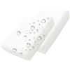 MSNCS 2/4 Piezas Impermeabili Copri Cuscino Divano,Fodere per Seduta del Divano 50x50 60x60 cm,Copriseduta Divano Interni/Esterni Giardino Sofa Cuscino Cover Rimovibili(Bianco,60x60x10cm 2pcs)