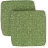 PARAMAISON Cuscini Coprisedia Shabby Chic Unito, Set da 2 pezzi, Imbottito, con Fascia Elastica, Sfoderabile, 40x40 cm, Vari Colori