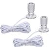 Sxhlseller Mini Faretti con Dimmer, Faretto Piccolo, Faretto Piccolo a LED, Alimentato Via USB da 5 V, Faretto per Esposizione Interna, Armadietto per Gioielli, Portico (Illuminazione bianca)