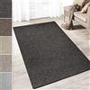 casa pura Tappeto passatoia Carlton | Tessuto Piatto con Motivi discreti | Come Runner da Cucina | Combinabile con tappetini per gradini (antracite/66 x 250 cm)