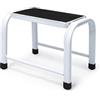 DRABEST - Sgabello con 1 gradino in acciaio - superficie antiscivolo - portata fino a 150 kg - ideale per casa, officina e lavori domestici