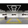 rivestiiltuogarage Led nido d'ape DESIGN esagonalecar DETAILING OFFICINA AUTOLAVAGGIO CARROZZERIA GOMMISTA UFFICIO ROMBO LUCIDATURA AUTO barber shop,palestra (2,41 x 4,78 metri)