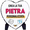 Caribu design Foto su Pietra Personalizzata - Ardesia Personalizzabile con Stampa Fotografia e Testo - Piedistallo Incluso - Idea Regalo San Valentino, Compleanno, Anniversario, Natale, Festa