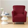 uyeoco Copripoltrona 1 Posto con Braccioli Relax Reclinabile Universale Copri Poltrona Elasticizzato Lavabile Rimovibile Fodera per Poltrona Poltroncine Relax Copertura per Poltrona Elettrica Reclinabile ( C