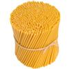 CanBee Candele di cera 50 Candele Sottili in Cera d'Api Naturale 16cm x 5mm - 40 Minuti Combustione Pulita Senza Fumo e Gocciolamenti - Per Preghiera, Altare e Devozione - CanBee