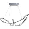 VR VETRINEINRETE Vetrineinrete® Lampadario led intrecciato a fiocco lampada a sospensione 60 watt tre colorazione di luce