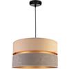 FKL DESIGN Home Deco Lampada a soffitto a sospensione apparecchio a sospensione palla nero grigio bianco lampada 961-Z3W