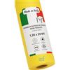 Gef Aura - 1 Rotolo Tovaglia Monouso Professionale in TNT Spunbond 50 g/m², Idrorepellente e Resistente, Taglio su Misura 1,2x20 m, Made in Italy, Ideale per Catering Eventi Ristoranti, Giallo