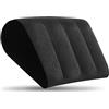 Prosixtoy Supporto Lombare Pillow Cuscini Gonfiabili - Cuscino per Gambe Dormire Cuscino da Viaggio Gonfiabile,Materassino Campeggio Cuneo Cuscini Schienale Divano Cuscino Ginocchia Cuscino Posturale(Nero)