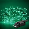 TOT ELECTRIC Catena luminosa di Natale 25m luce Verde Acqua Luci natalizie per albero decorazioni Feste da interno ed esterno cavo trasparente
