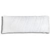 Comprarredo Cuscino piazza e mezza lungo 110 cm in fiocco di memory 100% traspirante e antiacaro, per letto alla francese e 1 piazza e mezza, prodotto italiano
