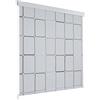 Homgoday Tenda a Rullo per Doccia 140x240 cm con Motivo a Quadrati, Tenda Bagno, Tenda da Doccia, Impermeabile Tenda Doccia Tende da Vasca da Bagno