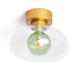 LEDKIA LIGHTING LEDKIA Lampada da Soffitto in Alluminio e Vetro Hassi Verde
