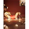 NSJY.FLY Luce per Foto Personalizzata con Lettere - Lampada Notturna per San Valentino, Festa del Papà, Festa della Mamma, Regalo di Natale