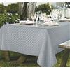Cieffepi Home Collections Tovaglia DAMINA antimacchia impermeabile no stiro (140 x 180 cm, Grigio)